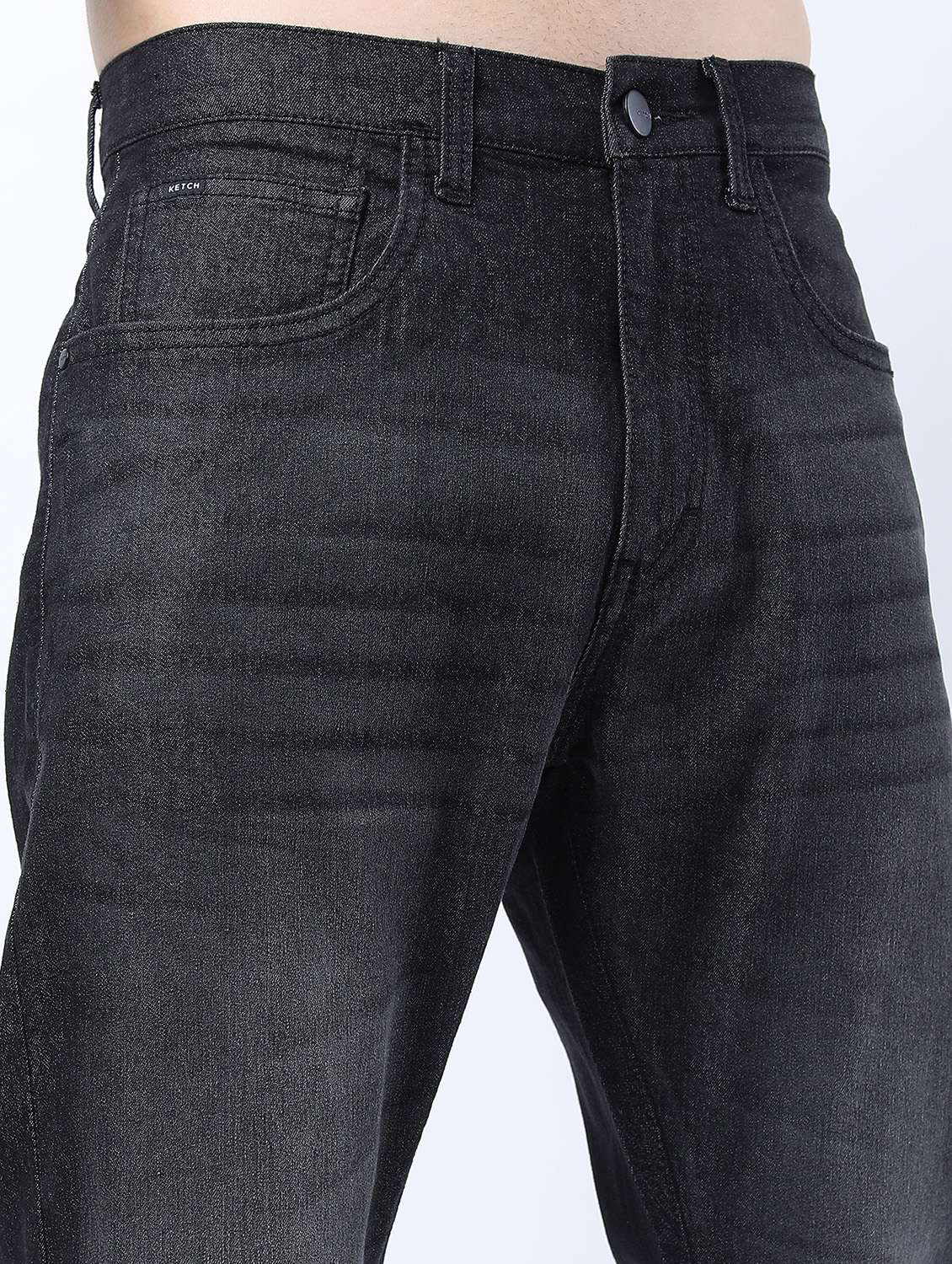 men mid rise plain jeans - 21595989 - Standard Image - 5