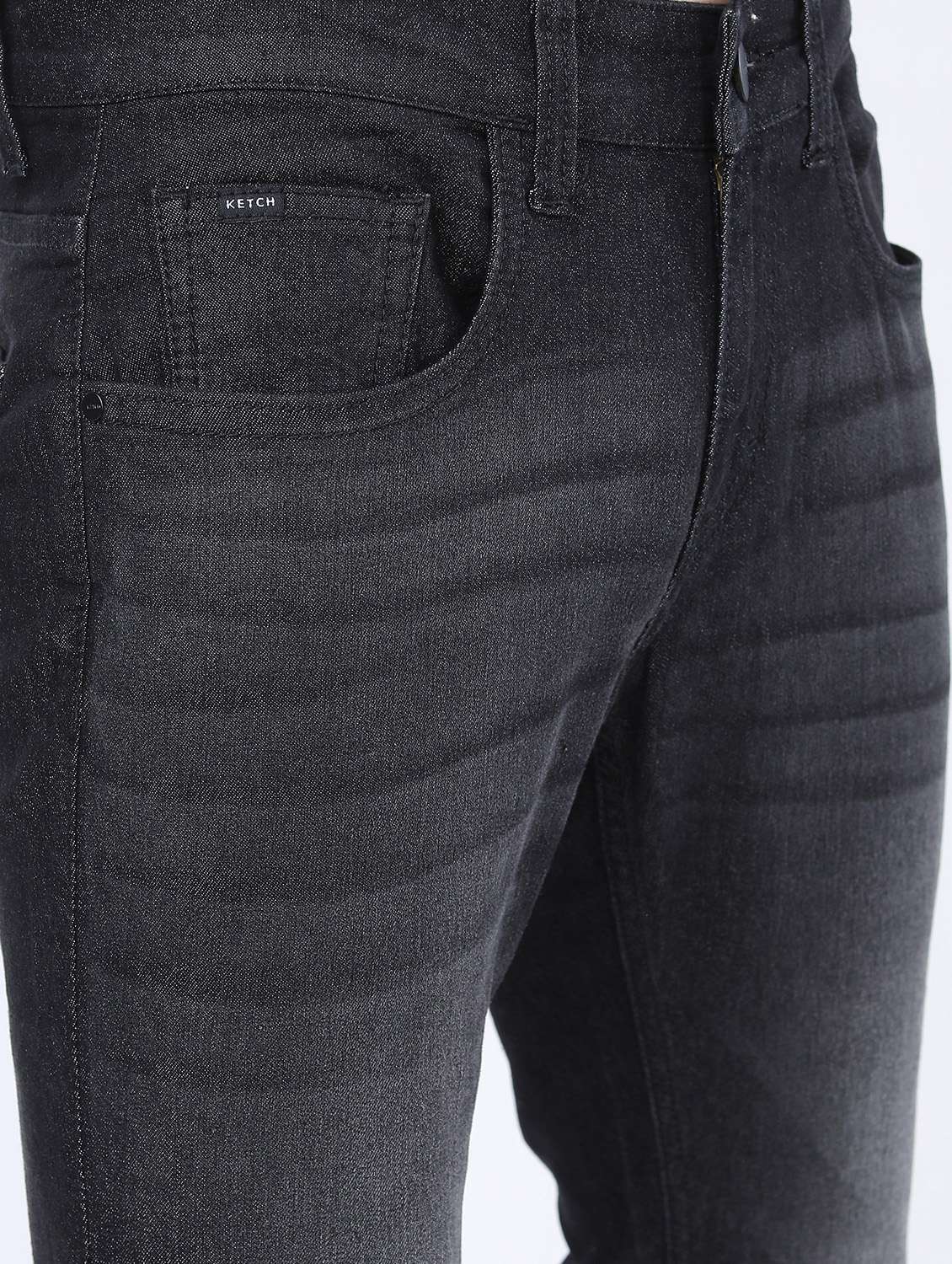 men mid rise plain jeans - 21595994 -  Standard Image - 5