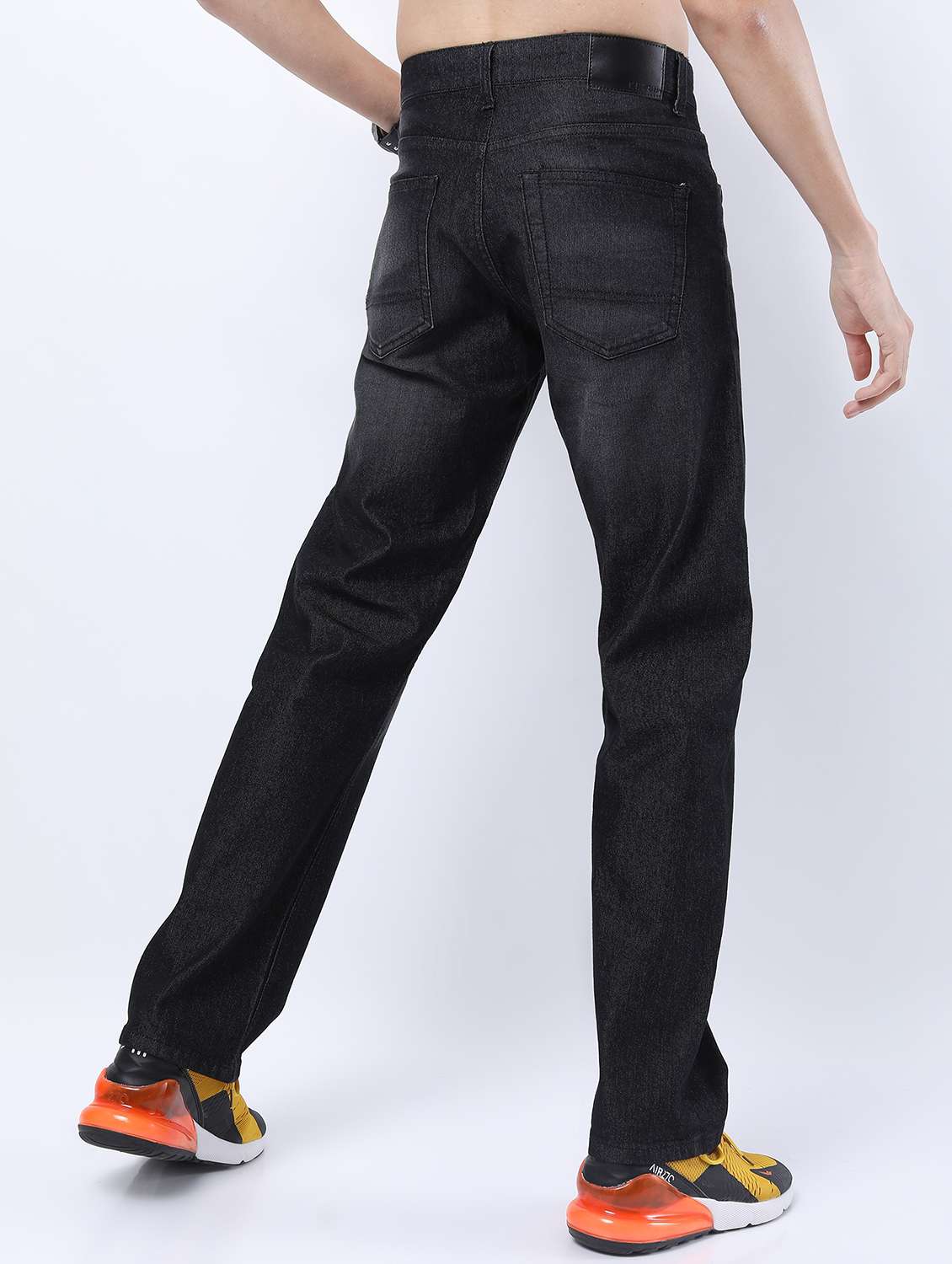 men mid rise plain jeans - 21595998 - Standard Image - 3