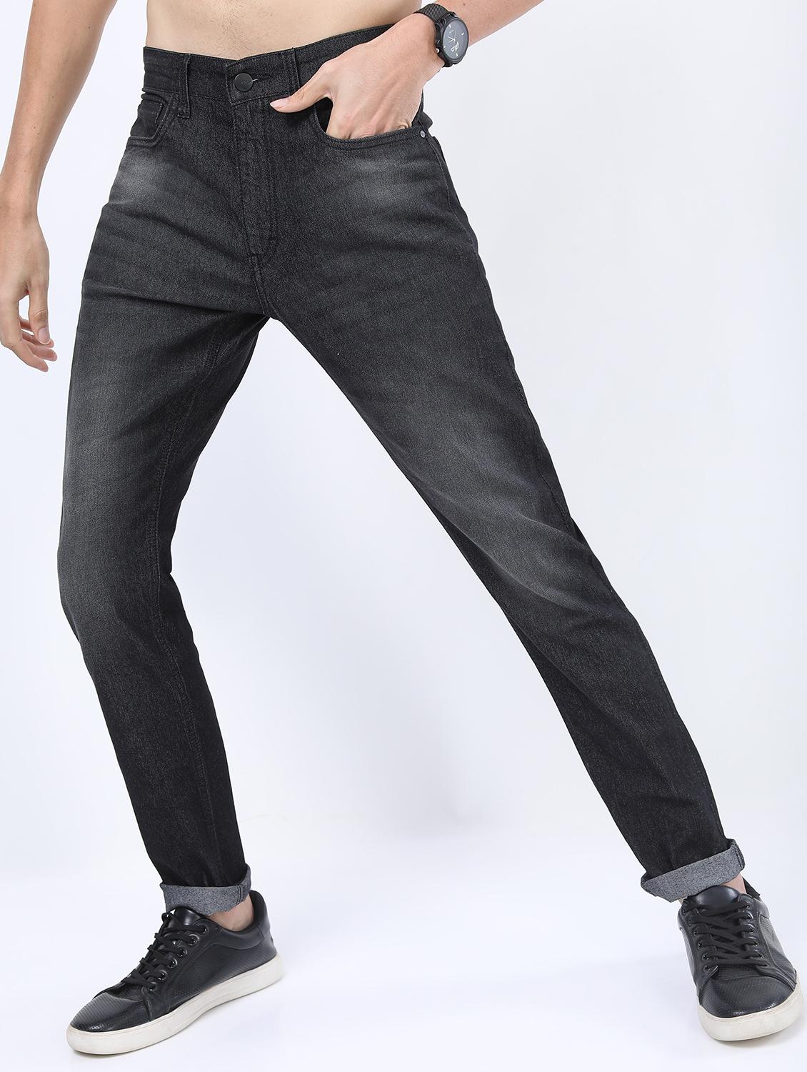 men mid rise plain jeans - 21595999 - Zoom Image - 0