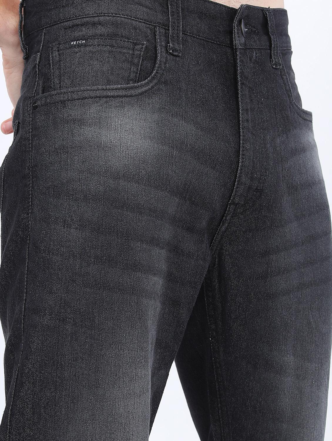 men mid rise plain jeans - 21595999 - Standard Image - 5