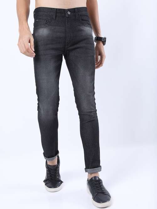 men mid rise plain jeans - 21596013 -  Standard Image - 0