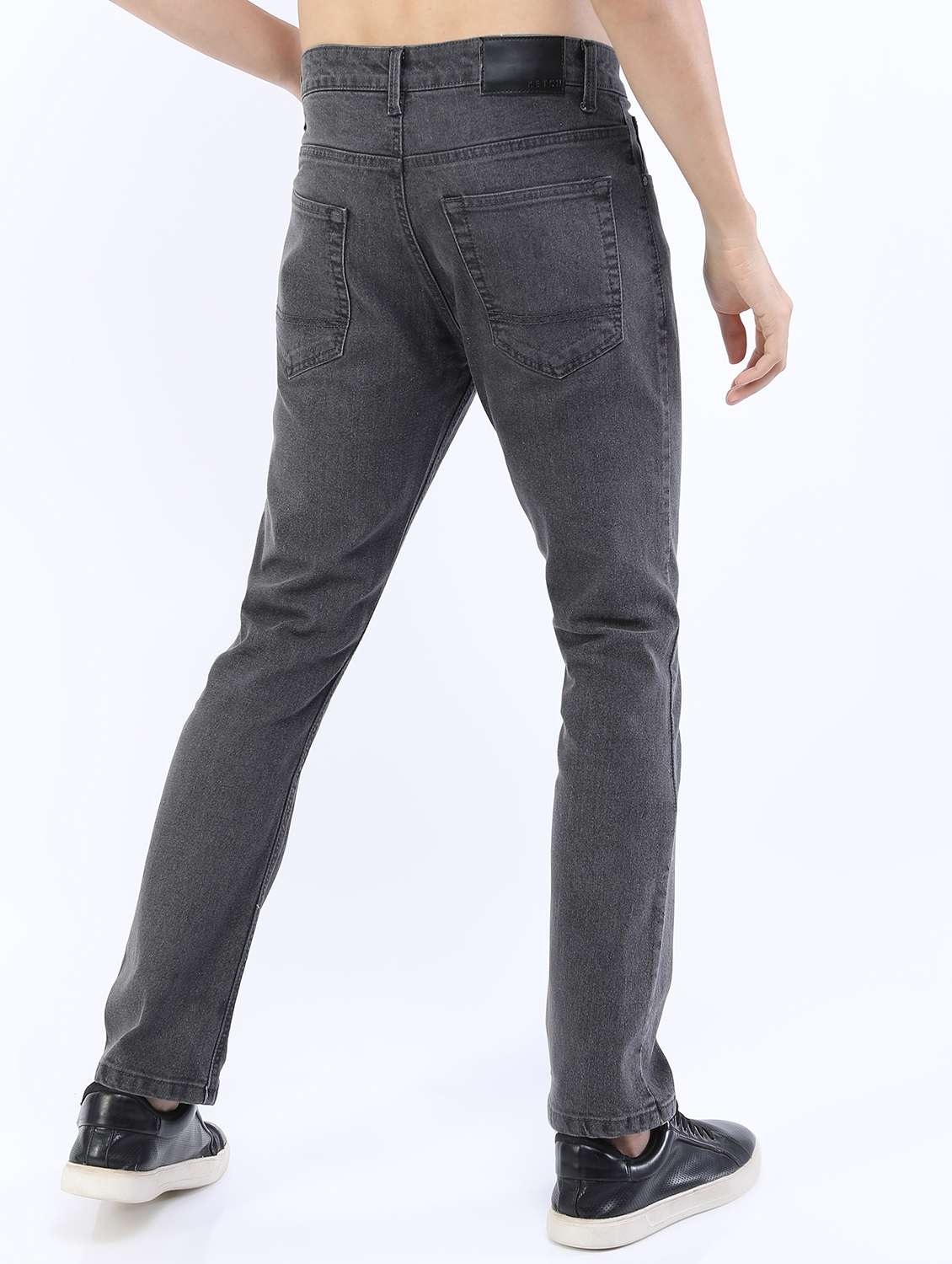 men mid rise plain jeans - 21596022 -  Standard Image - 3