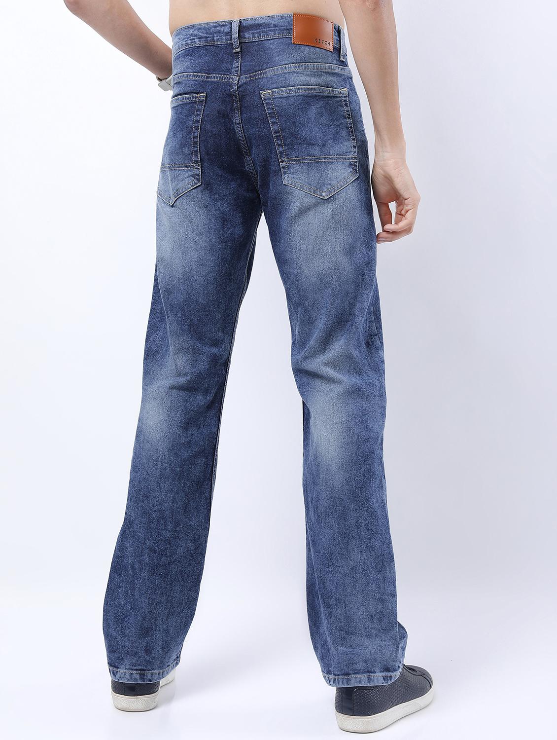 men mid rise plain jeans - 21596052 - Standard Image - 3