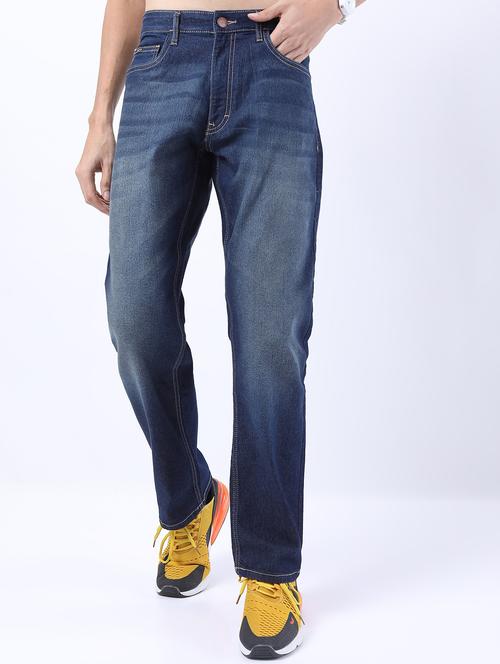 men mid rise plain jeans - 21596062 - Standard Image - 0