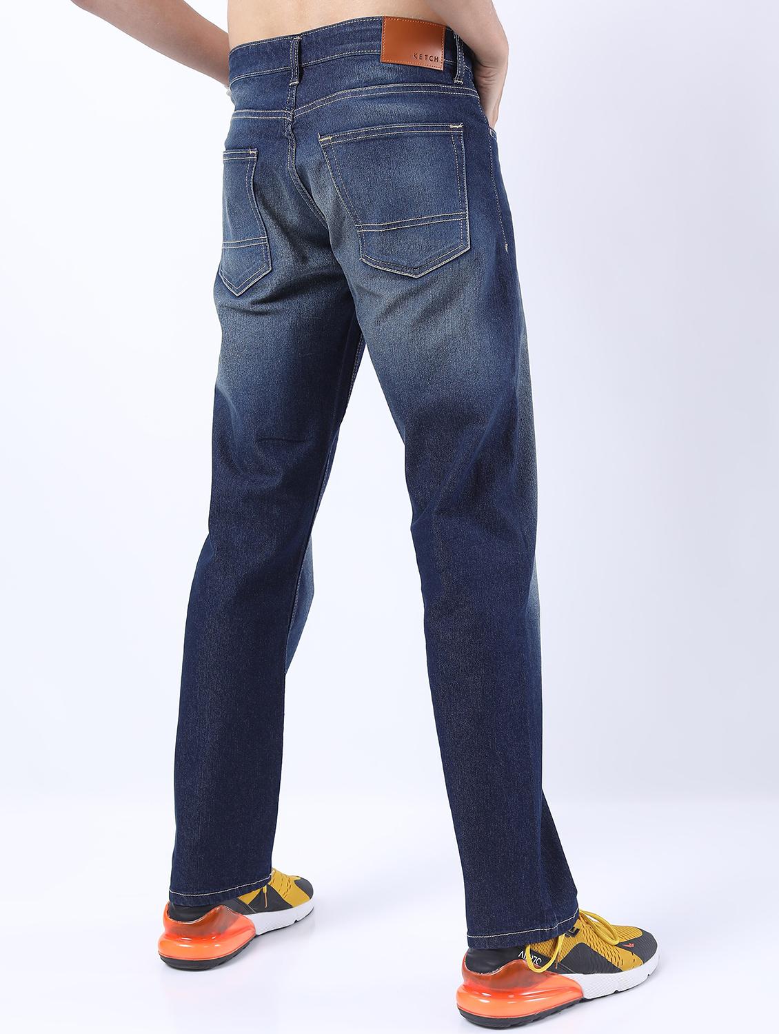 men mid rise plain jeans - 21596062 - Standard Image - 3
