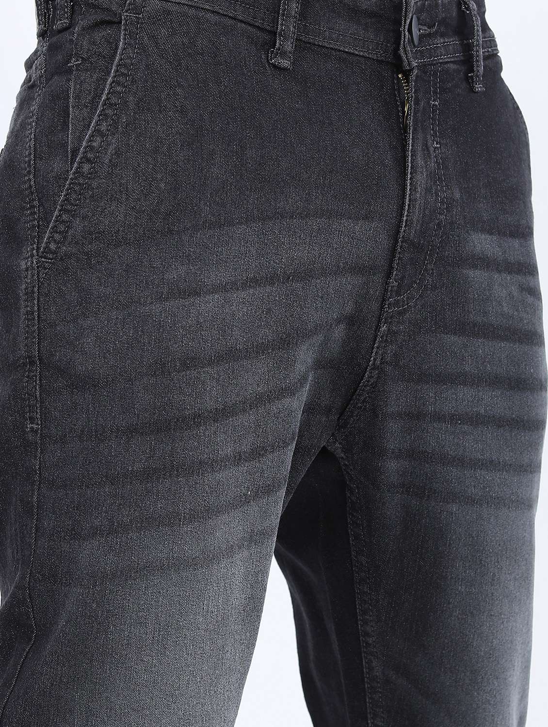 men mid rise plain jeans - 21596091 -  Standard Image - 5