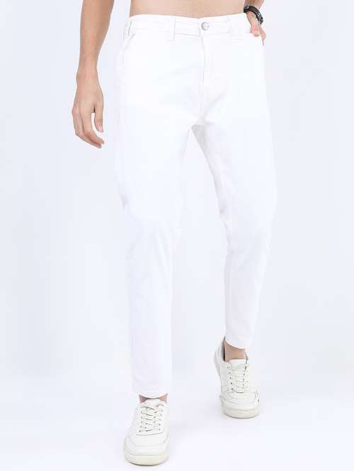 men solid mid rise slim fit jean - 21596132 - Standard Image - 0