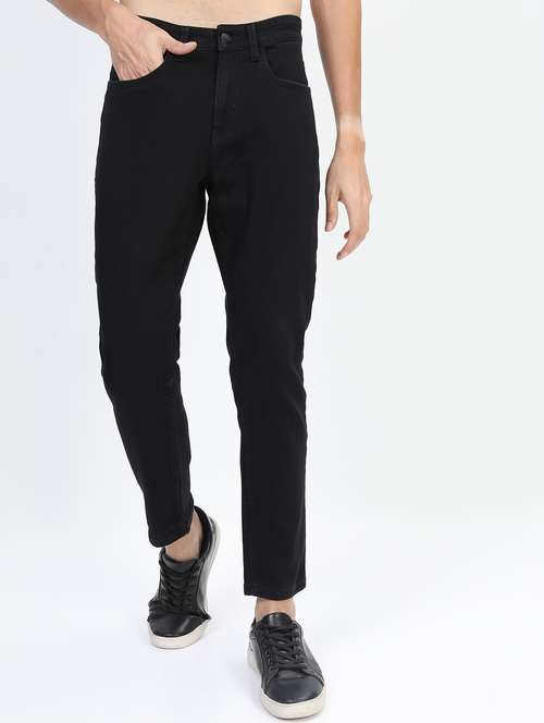 men solid mid rise slim fit jean - 21596141 -  Standard Image - 0