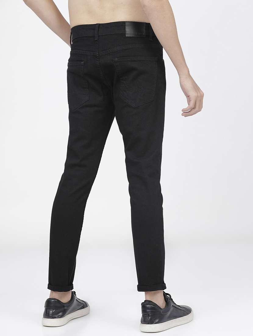 men solid mid rise slim fit jean - 21596255 -  Standard Image - 3
