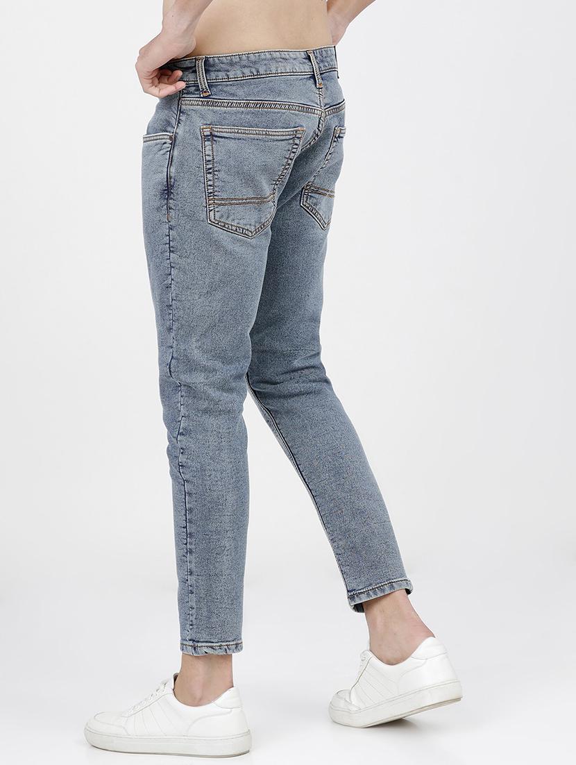 men solid mid rise slim fit jean - 21596260 - Standard Image - 3