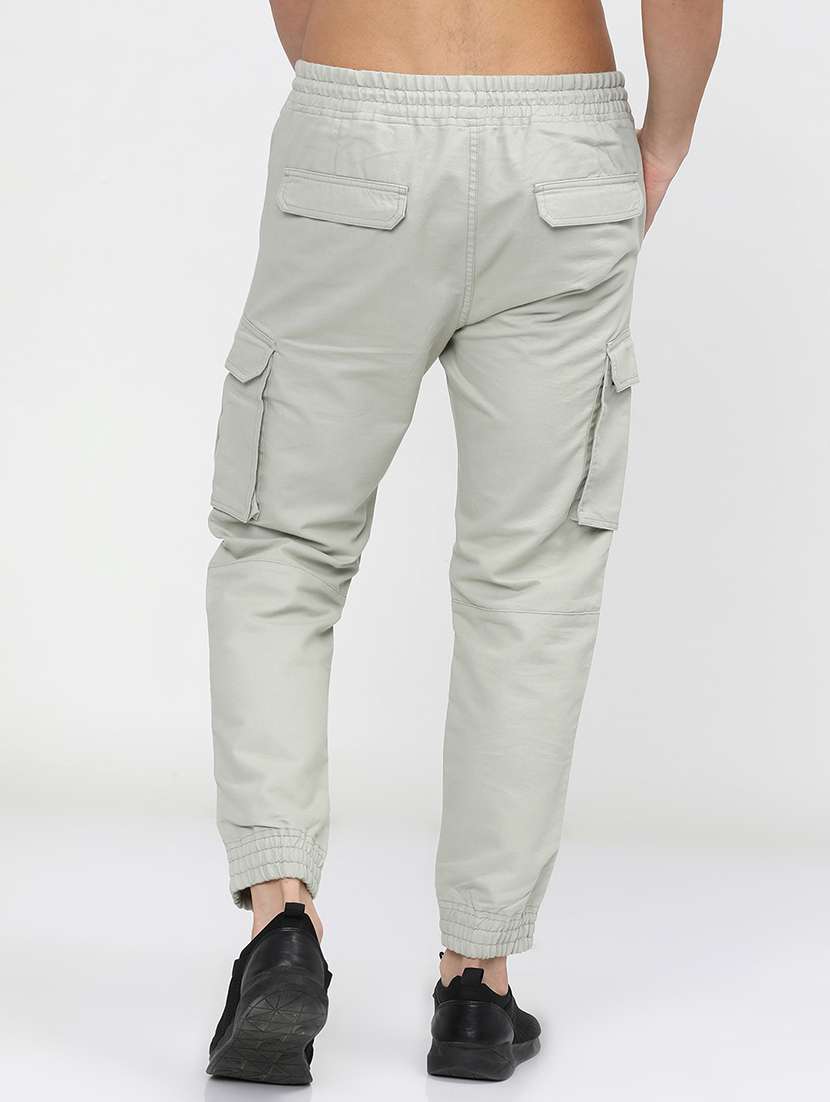 men mid rise solid cargo - 21596357 -  Standard Image - 3