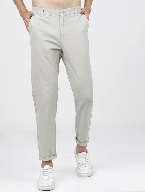men mid rise solid cargo - 21596375 -  Standard Image - 0