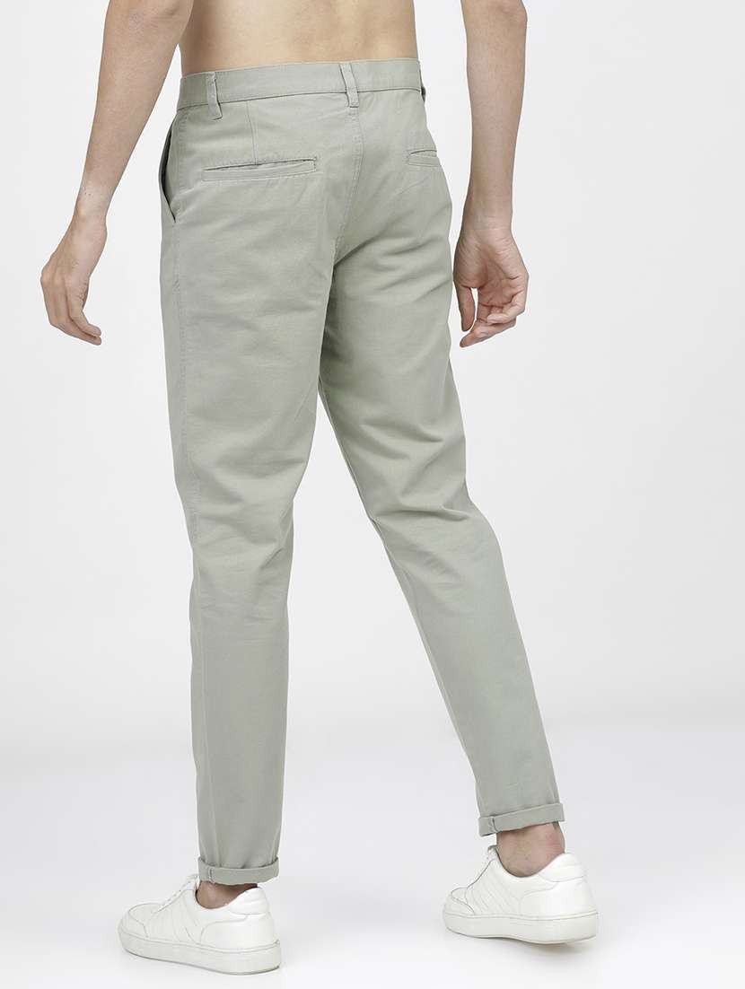 men mid rise solid cargo - 21596388 -  Standard Image - 3