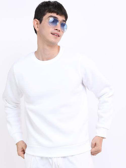men solid pullover long sleeve sweatshirt - 21596448 - Standard Image - 0