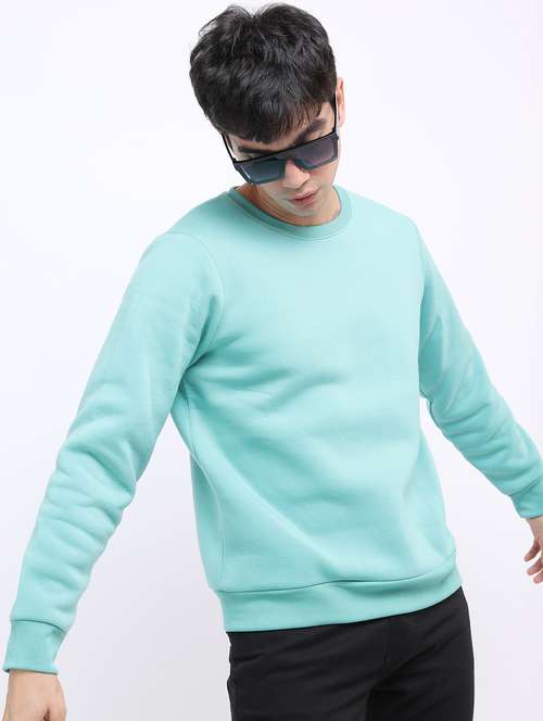men solid pullover long sleeve sweatshirt - 21596466 - Standard Image - 0