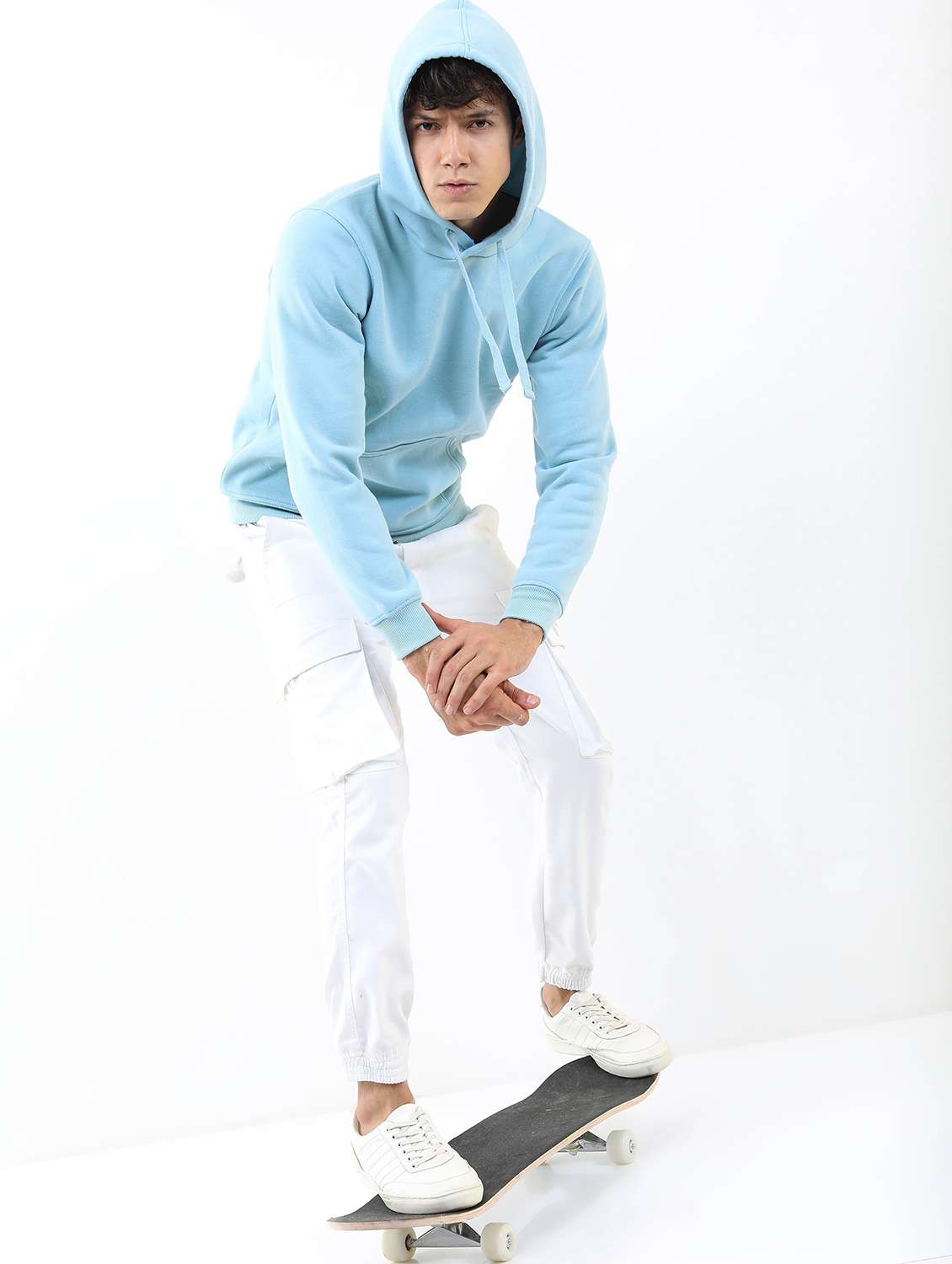 men long sleeves plain sweatshirt - 21596484 -  Standard Image - 3