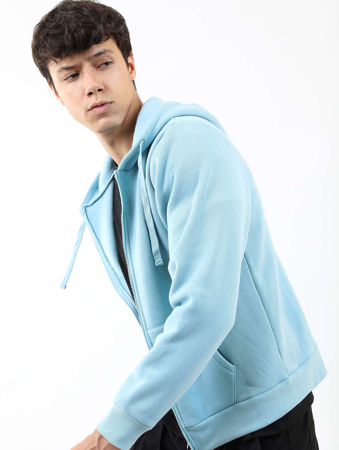 men long sleeves plain sweatshirt