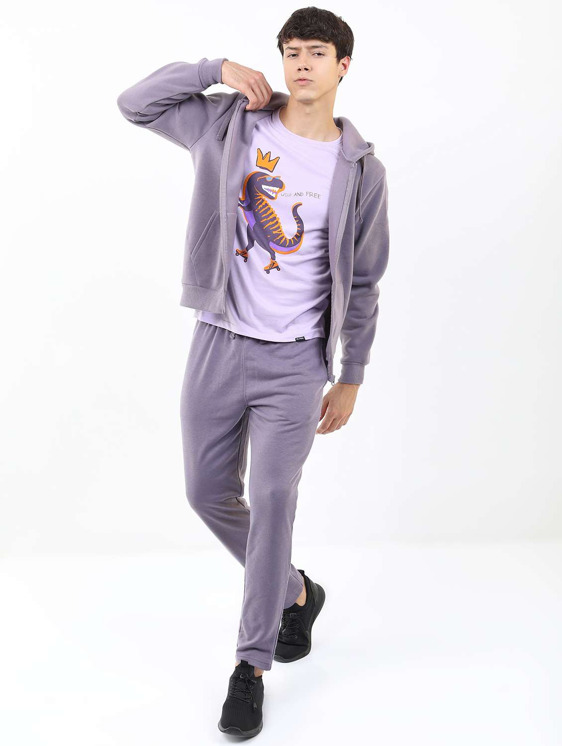 men long sleeves plain sweatshirt - 21596489 -  Standard Image - 3