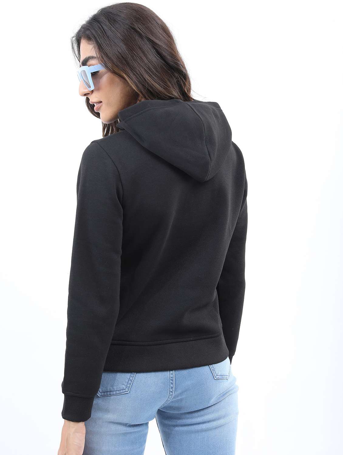 women long sleeve plain sweatshirt - 21596538 -  Standard Image - 3