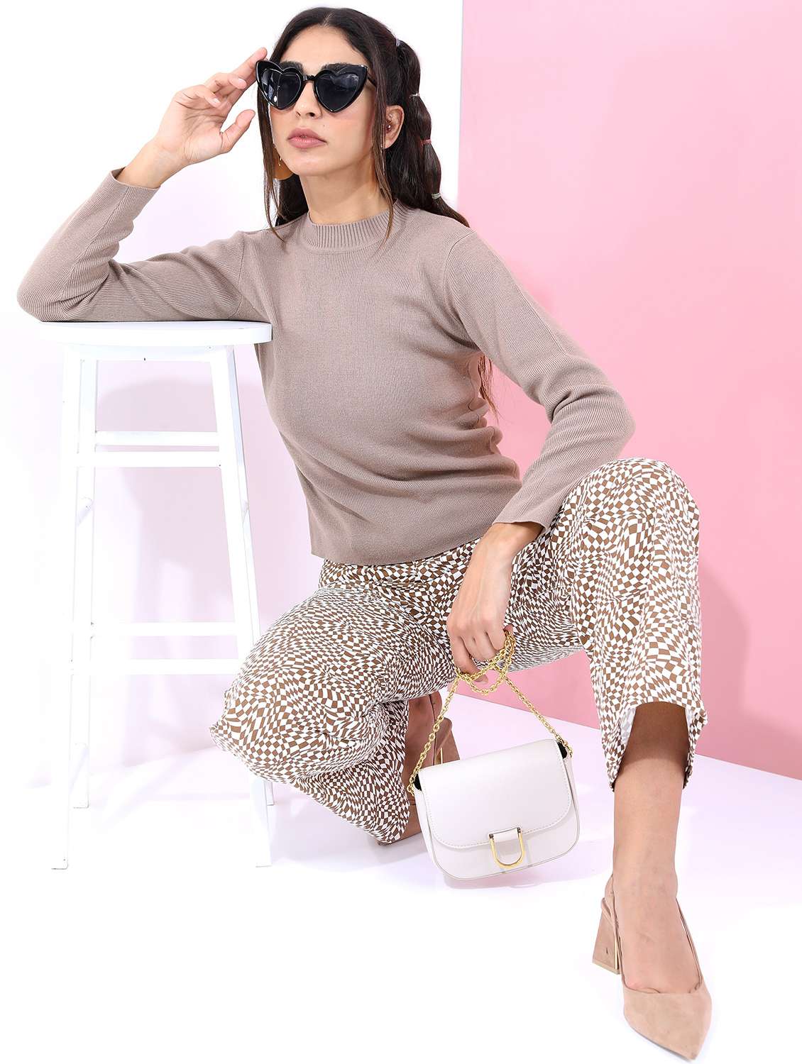 women long sleeve solid pullover - 21596653 -  Standard Image - 3