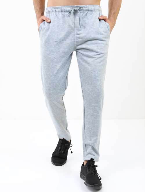 men solid regular fit track pant - 21596678 -  Standard Image - 0