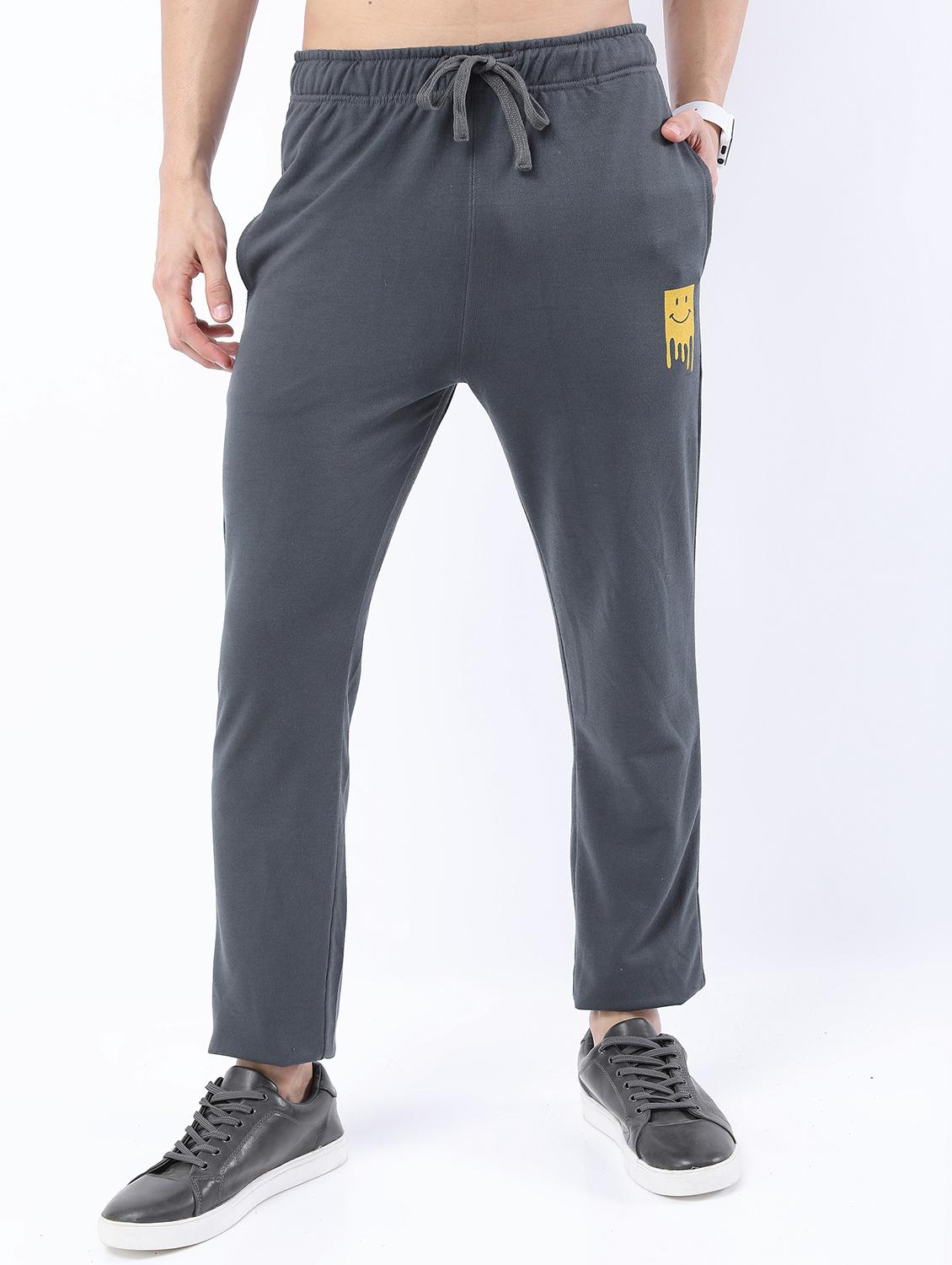 men placement print regular fit track pant - 21596691 - Zoom Image - 0