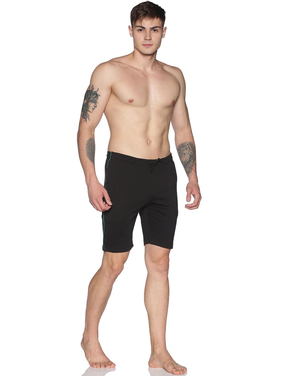 men mid rise solid shorts - 21596792 - Standard Image - 3