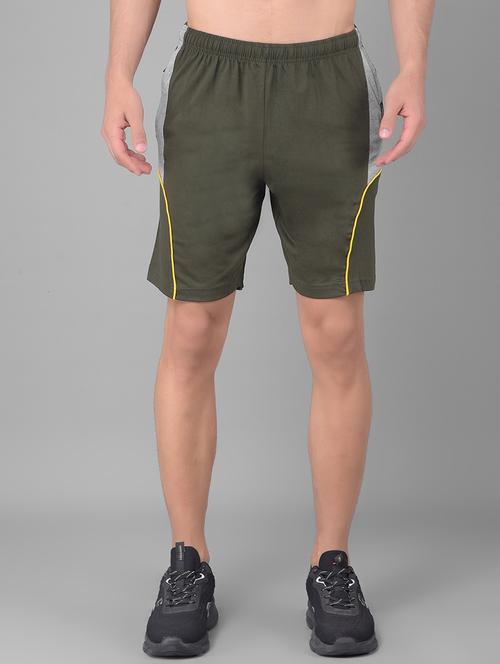 men mid rise color block shorts - 21596845 -  Standard Image - 0