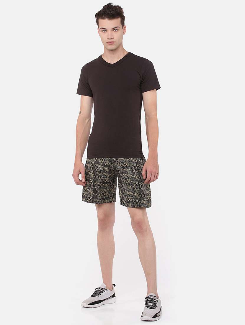 men multi color printed shorts - 21596903 -  Standard Image - 3