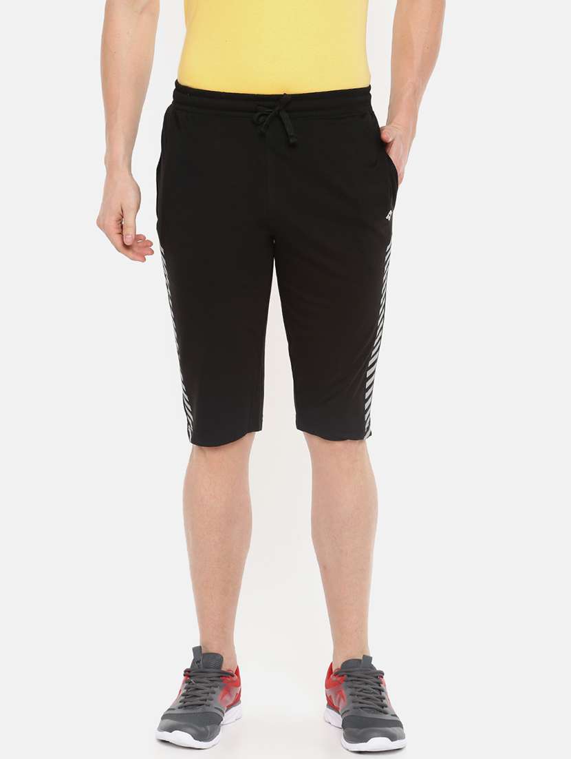 men printed cotton three - fourths