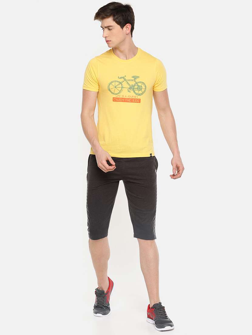 men mid rise solid three - fourth - 21596923 -  Standard Image - 3