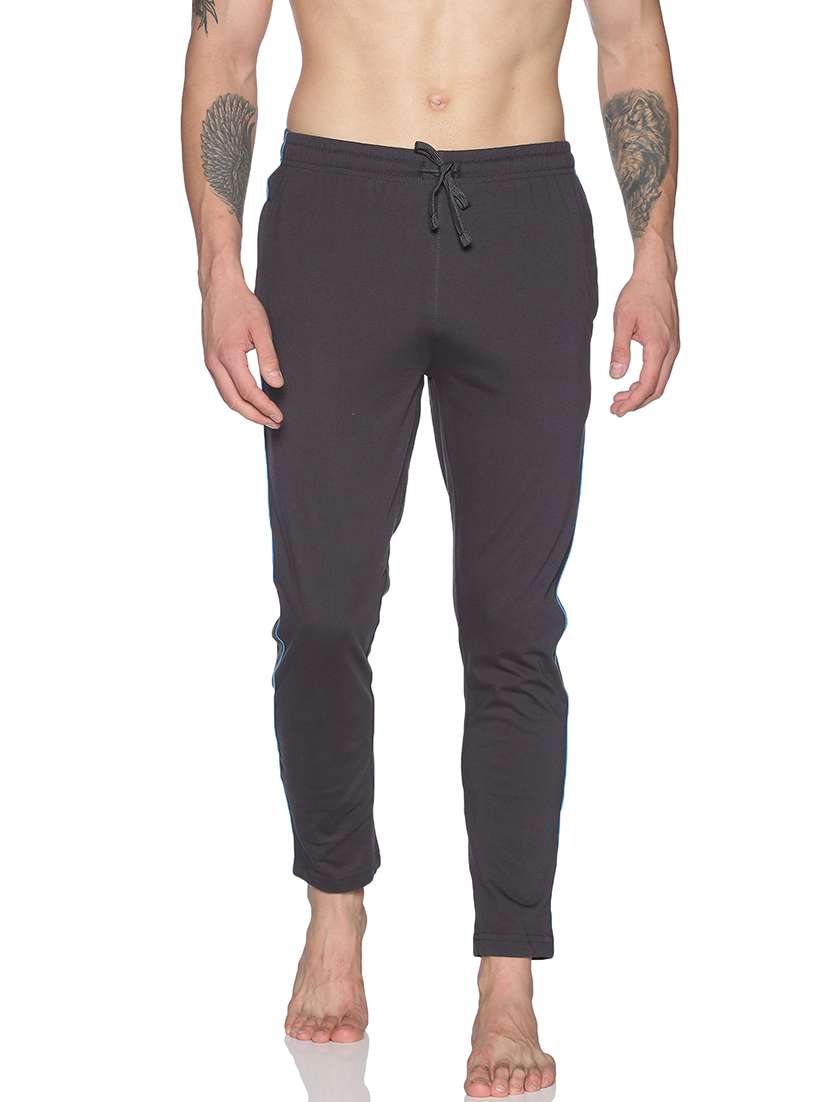 men solid regular fit ankle length track pant - 21596963 - Zoom Image - 0