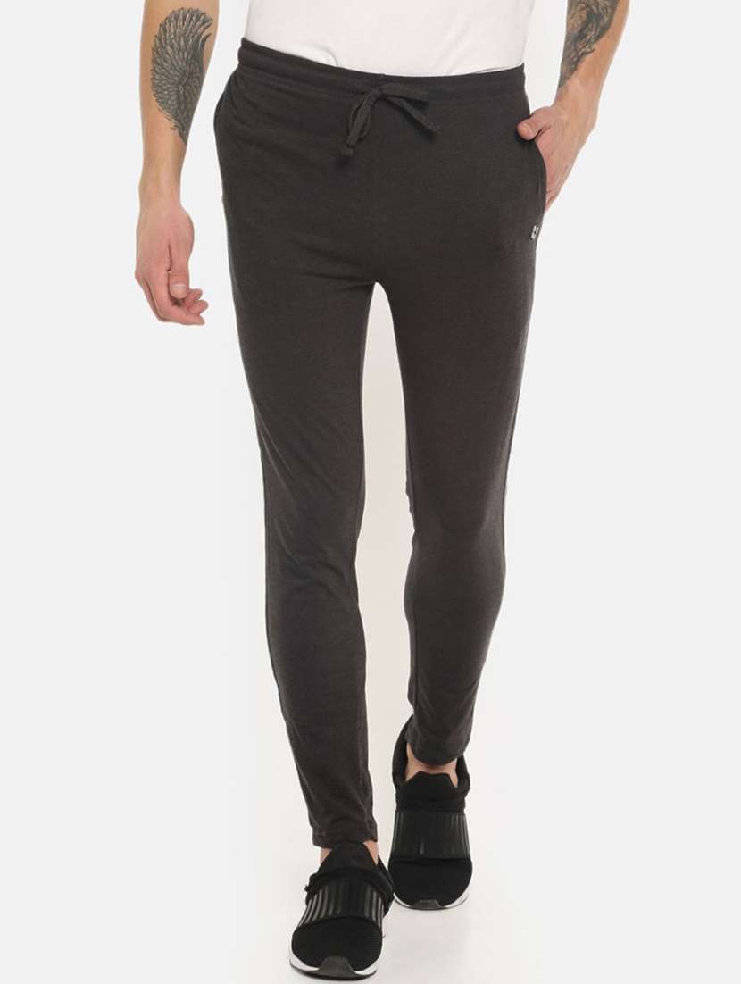 men solid mid rise regular fit track pant - 21597008 -  Zoom Image - 0