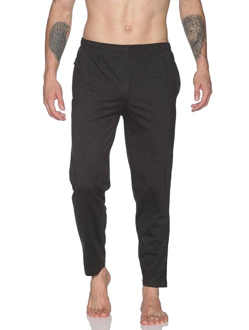 men solid mid rise regular fit track pant - 21597016 - Standard Image - 0