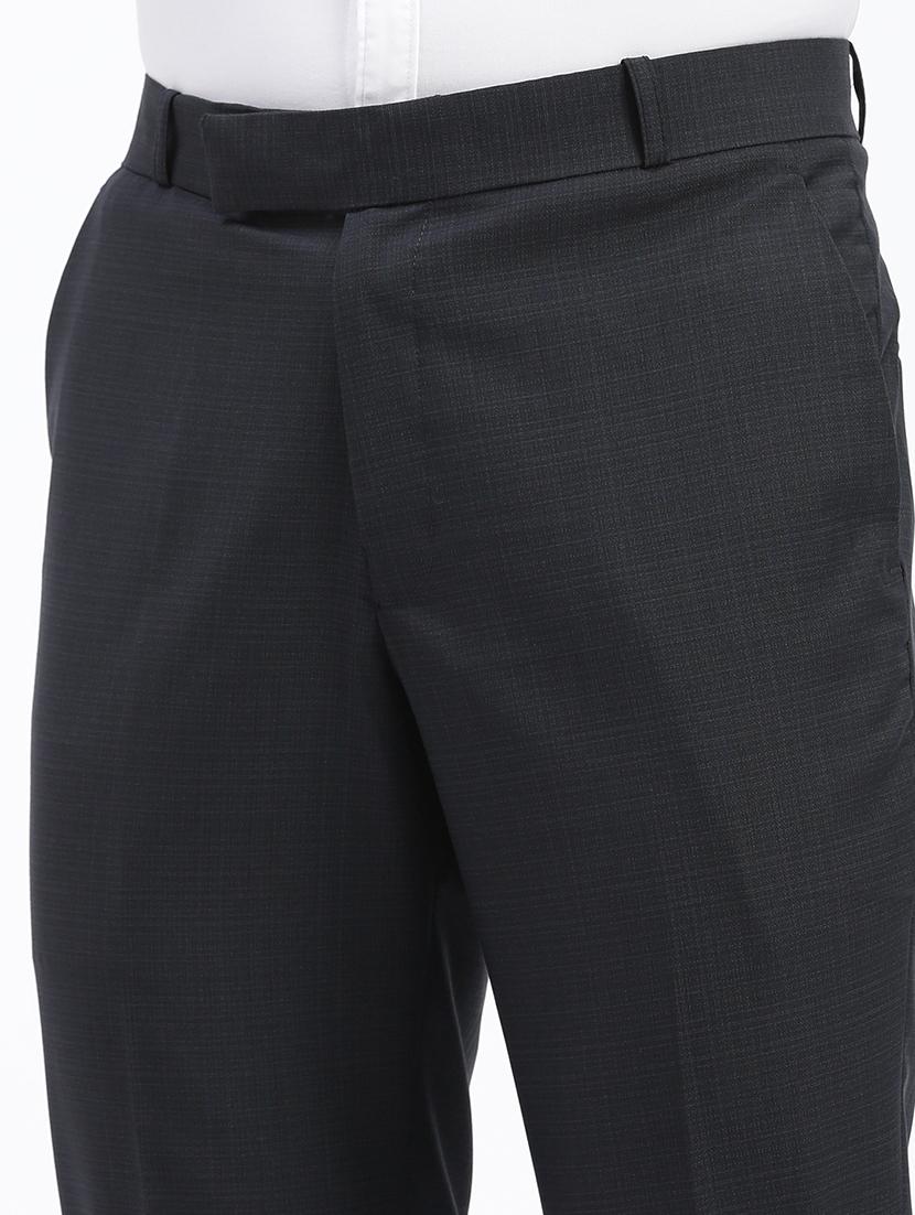 men solid flat front full length formal trouser - 21597589 - Standard Image - 5