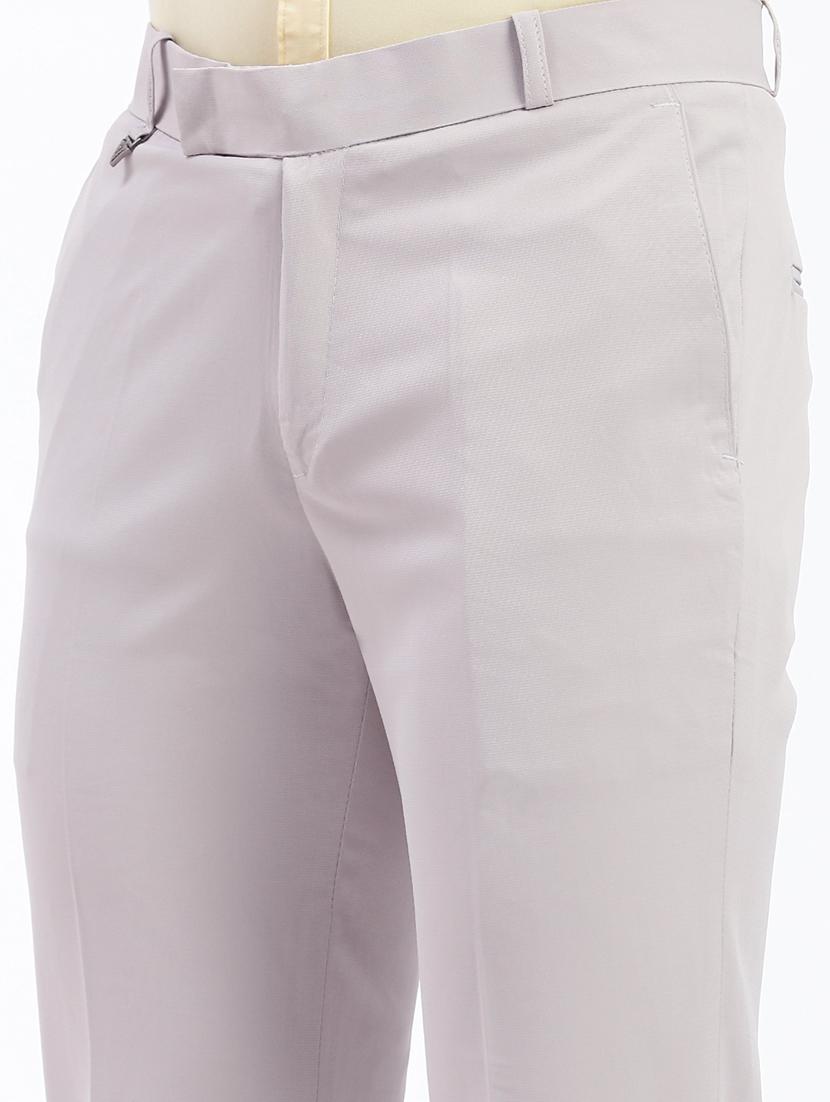 men solid flat front full length formal trouser - 21597590 - Standard Image - 5