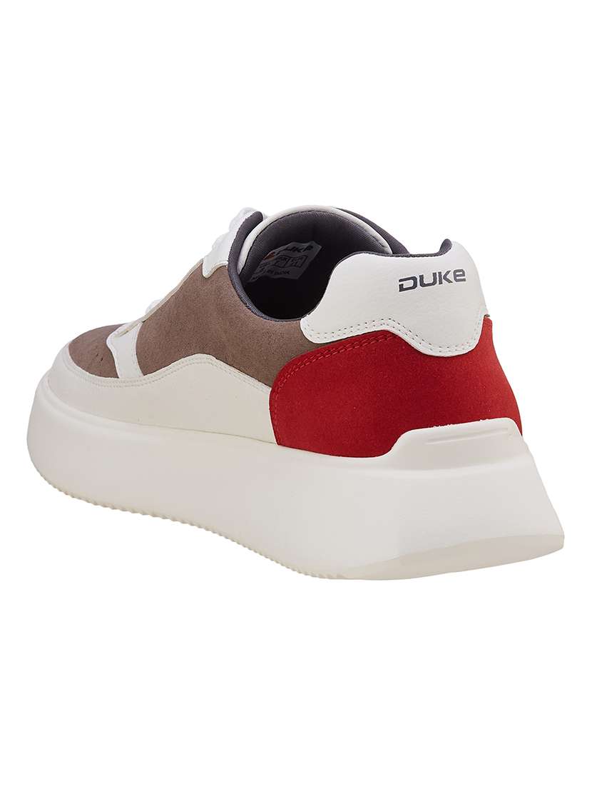 men brown lace up sneakers - 21597626 -  Standard Image - 3