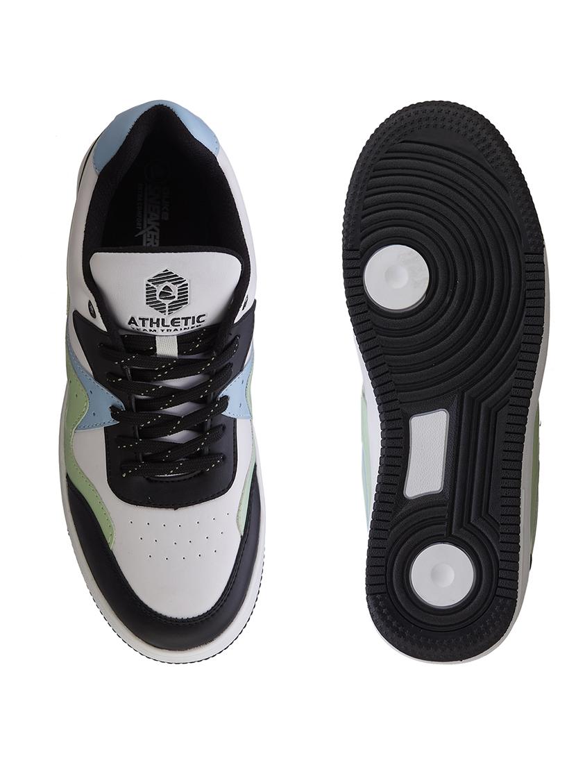 men white lace up sneaker - 21597635 - Standard Image - 5