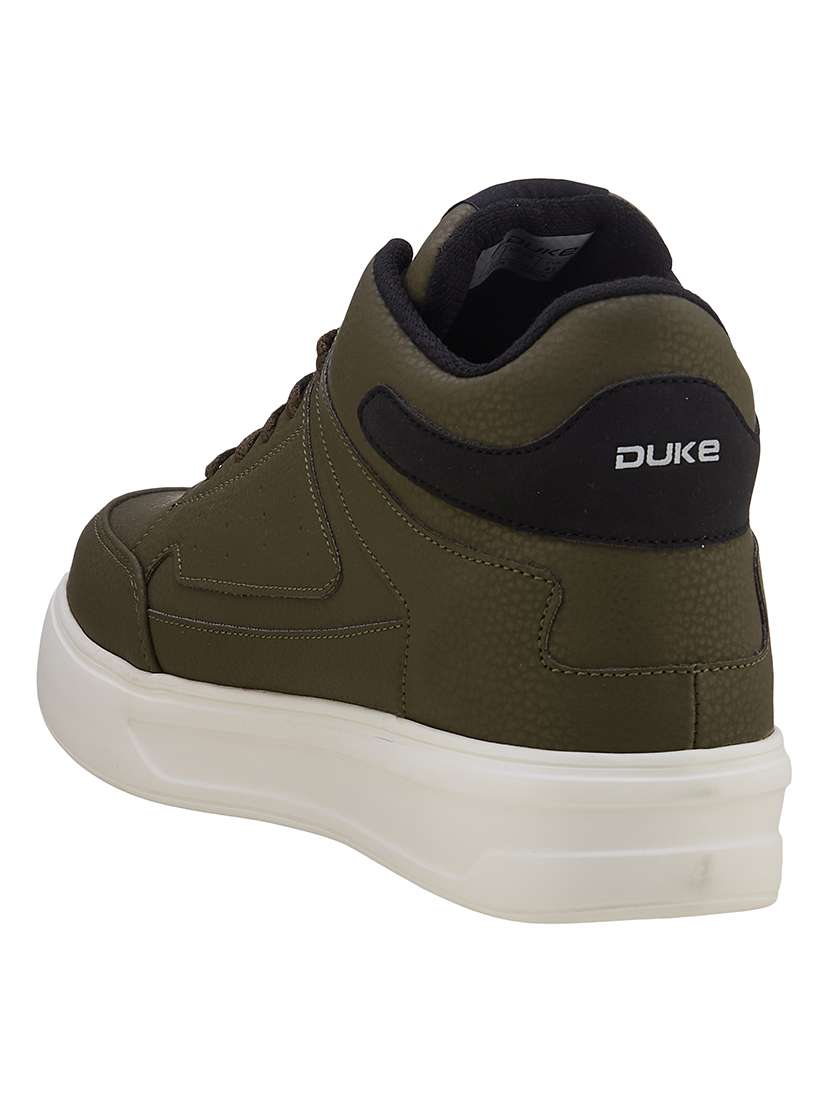 men olive lace up sneaker - 21597637 -  Standard Image - 3