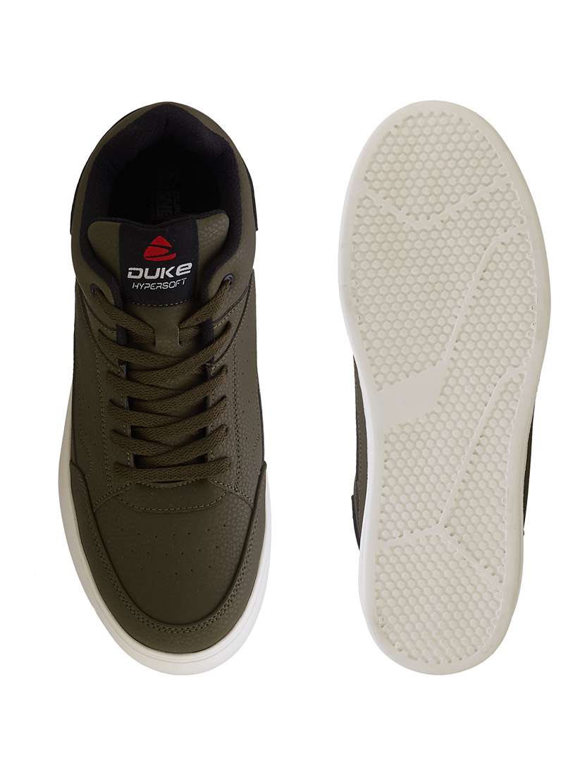 men olive lace up sneaker - 21597637 -  Standard Image - 5