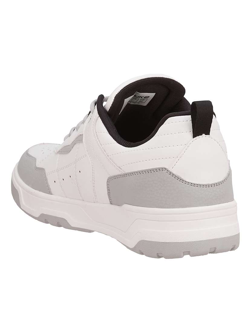 men grey lace up sneakers - 21597641 -  Standard Image - 3