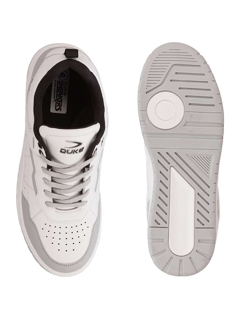 men grey lace up sneakers - 21597641 -  Standard Image - 5