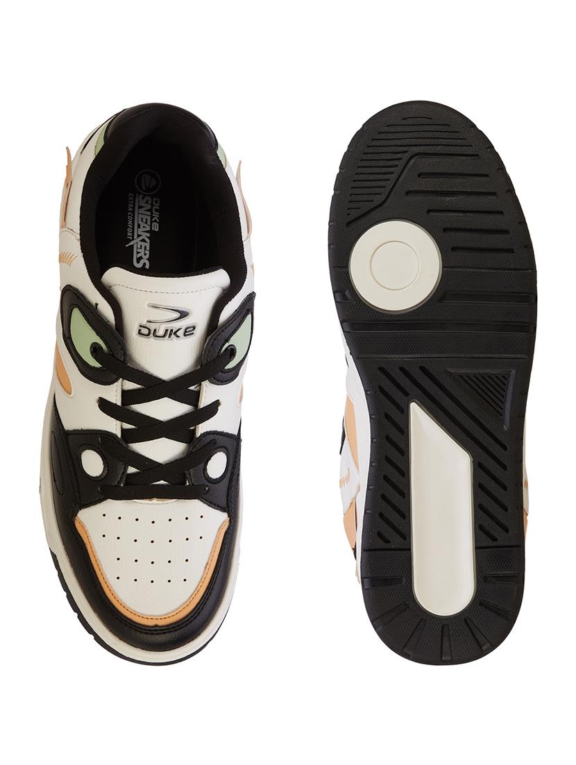 men color block lace up sneakers - 21597646 - Standard Image - 5