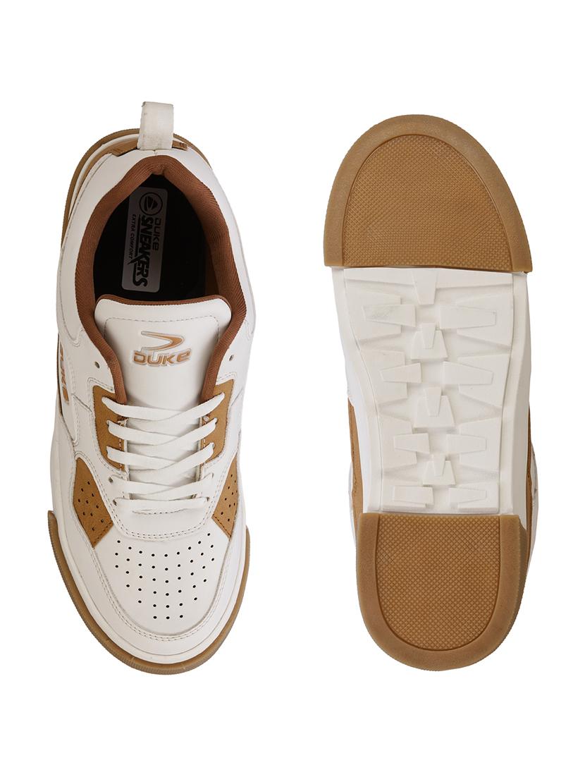 men white lace up sneaker - 21597649 - Standard Image - 5