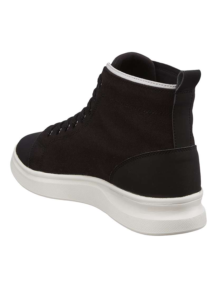 men black lace up sneaker - 21597652 -  Standard Image - 3