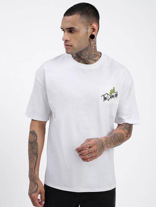 men front & back print short sleeve t-shirt - 21597658 -  Standard Image - 0