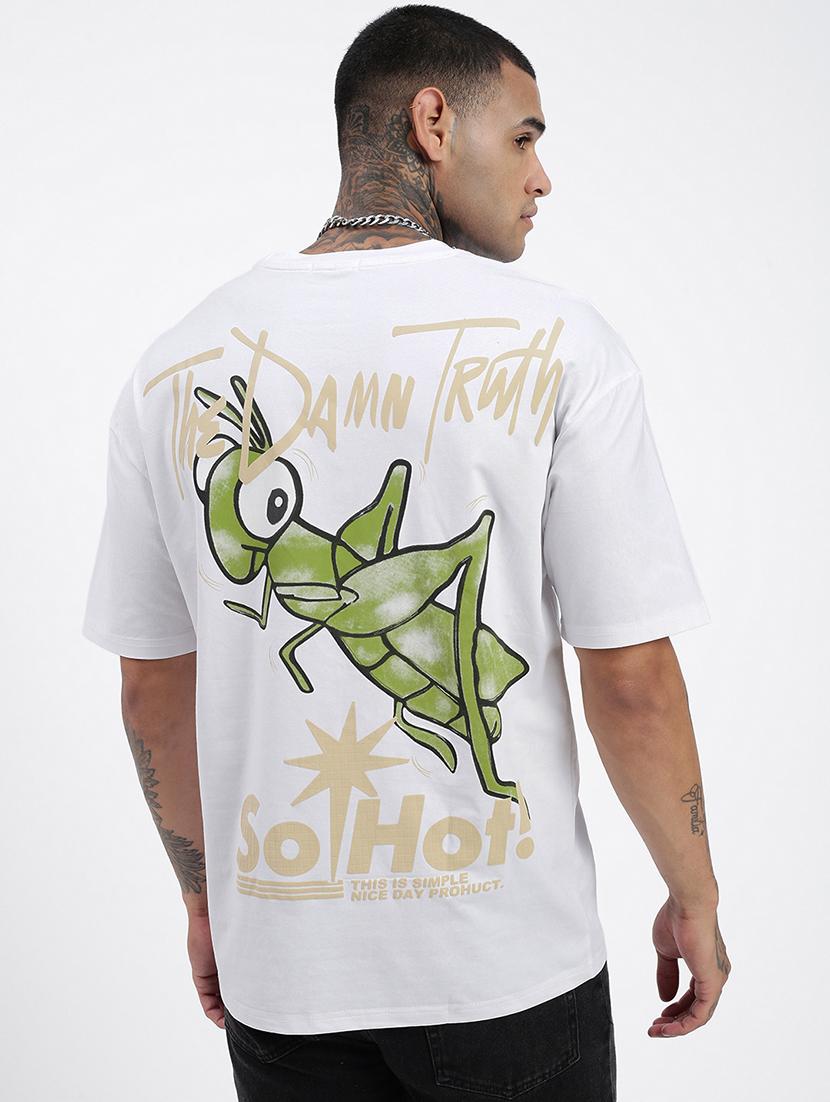 men front & back print short sleeve t-shirt - 21597658 - Standard Image - 3