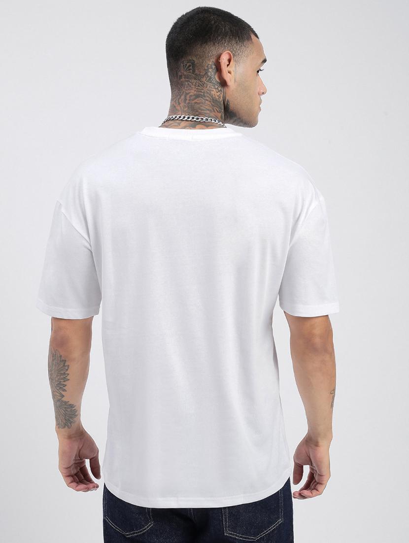 men front print short sleeves t-shirt - 21597662 - Standard Image - 3