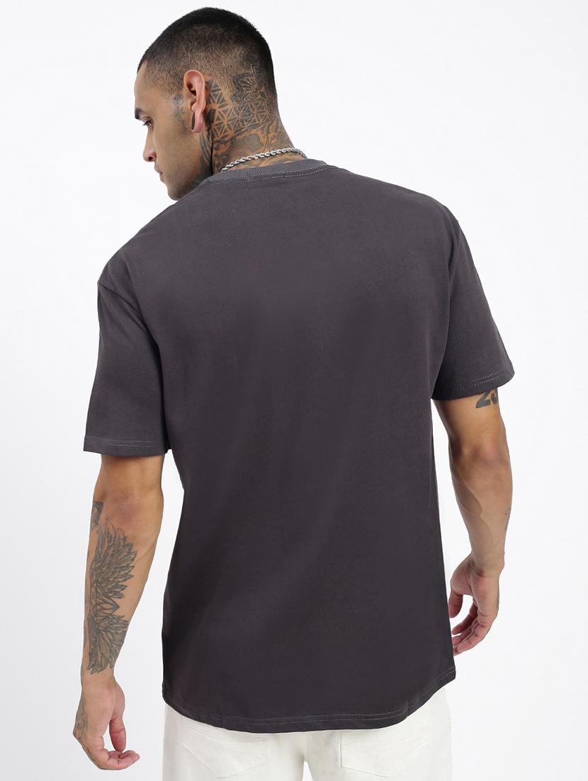 men front print short sleeves t-shirt - 21597664 - Standard Image - 3